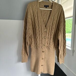 Retrofete - Beige Cable Knit Sweater